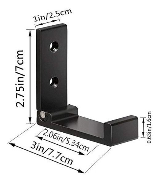 Ganchos Plegables Para Abrigos, 5 Uds. Ganchos De Pared Para 1