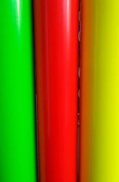 Vinilo Autoad. Fluo Duracal Ancho 61cm Rojo/verde/amarillo 0