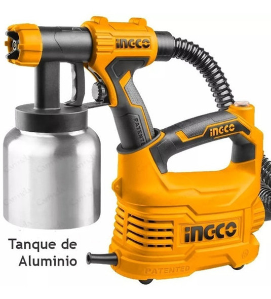 Equipo Maquina Pintar Tanque Aluminio Ingco 500w 1