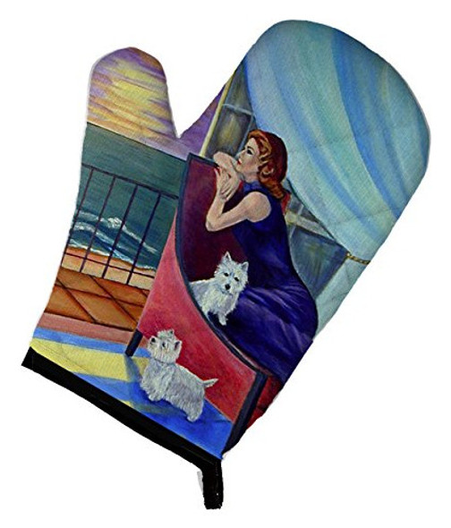 Carolines Treasures 7167ovmt Señora Con Su Guante Westie Par 0 Carolines Treasures 7167ovmt Señora Con Su Guante Westie Par 0