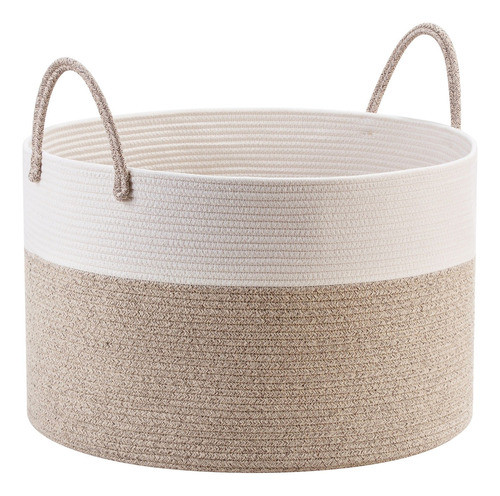 Mintwood - Cesta Decorativa De Algodn De 22.0 X 14.0in, Cest 0