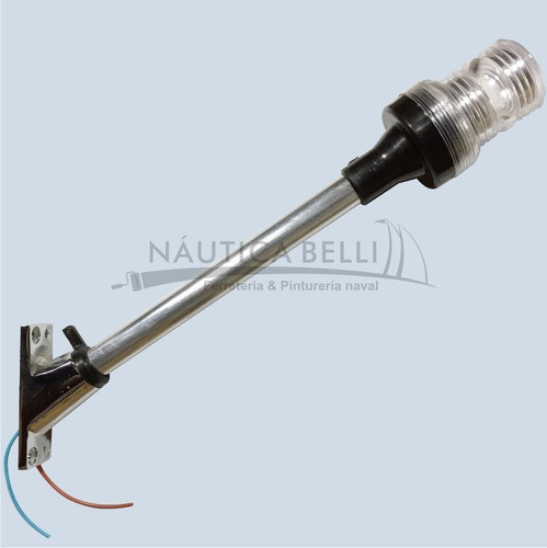 Mastil Asta Luz Telescópica Corta 30cm C/lamp Barcos Nautica 1
