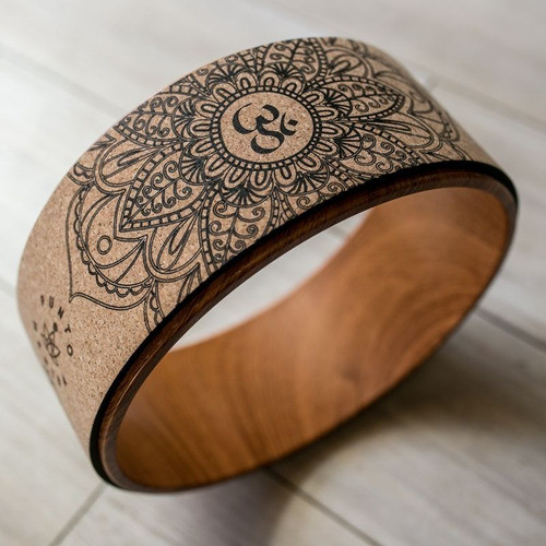 Punto Mantra Yoga Wheel - Rueda Estiramiento Eco Corcho Tpe 0