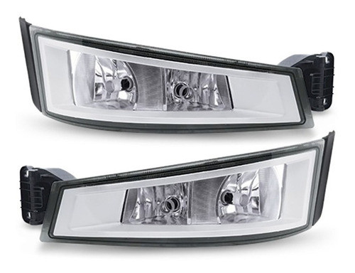 Farol Milha Auxiliar Duplo Volvo Fh New Mascara Negra Ld 1