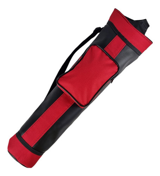 Aljava De Ombro 30 Flechas C/ Alça Ajustável Bolso Vermelha 0