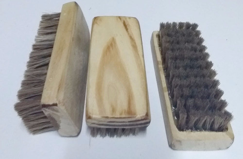 Cepillo Barba Ropa Calzado Cerda 100% Nat Durable Logo Laser 1