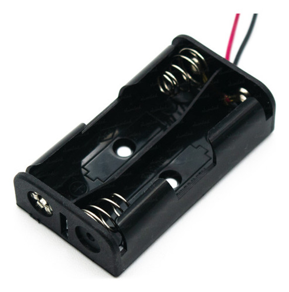 2 Portapilas 2 Aa Doble Ax2 Con Cable 15cm (59x33x15mm) 0