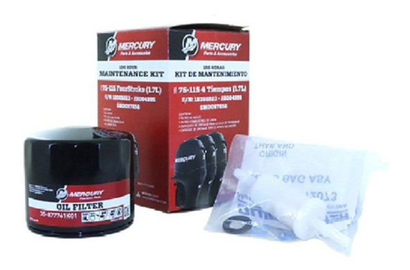 Kit De Servicio Filtro Aceite Mercury 75 90 115 Hp 1.7 Litro 0
