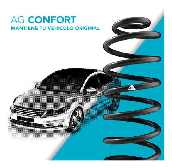 Espirales Ag Estandar P/ Ford Focus I 1999/2008 Traseros 1