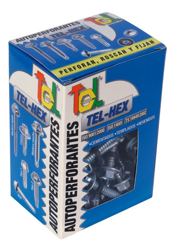 Tornillo Hex. Tel Estructural Tipo1, S/arandela 14x2 1/2 1