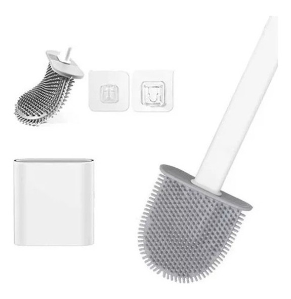 Cepillo Limpia Inodoro  Escobilla  Silicona 0