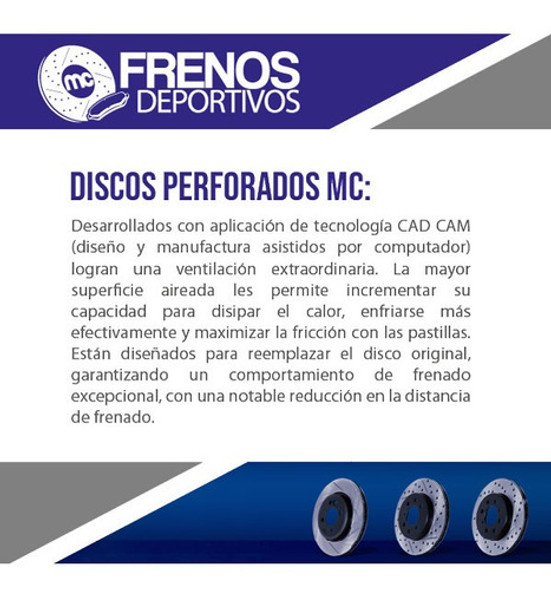 Discos X2 Deportivos  Fiat Uno Way Mobi Argo 1