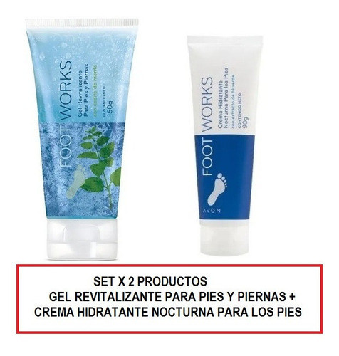 Crema Nocturna Foot Work Pies Hidratante + Gel Revitalizante 1