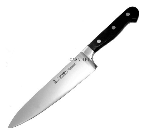 Cuchillo 3 Claveles Forjado Bavaria 1545 De 20cm 8'' + Vaina 1
