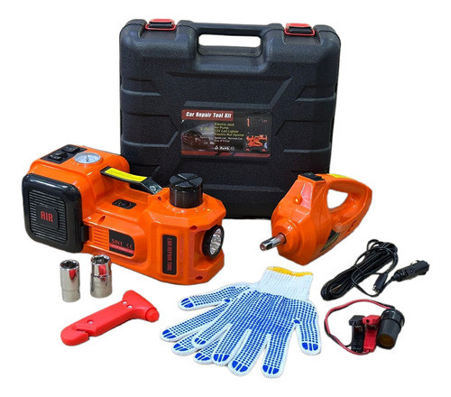 Macaco Eletrico Hidráulico 12v 4 Em 1 Compreensor Automotivo 0