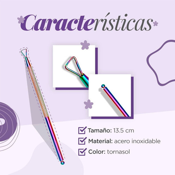 Repujador Removedor De Acero Para Esmalte Semipermanente 1 Repujador Removedor De Acero Para Esmalte Semipermanente 1