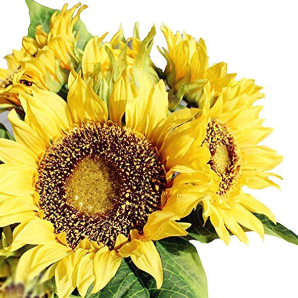 Ramo De Girasoles De Flores Artificiales Amzali Para Decorac 0