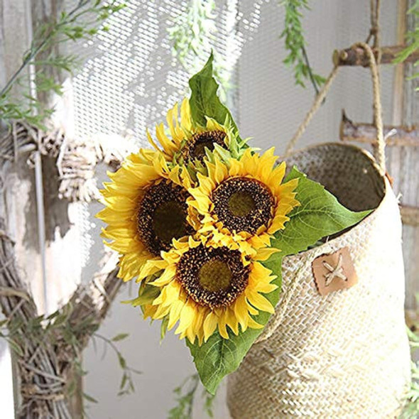Ramo De Girasoles De Flores Artificiales Amzali Para Decorac 1