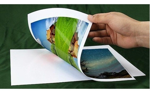 Papel Fotográfico Brillante Doble Cara Brillante 180gr 20 H 1