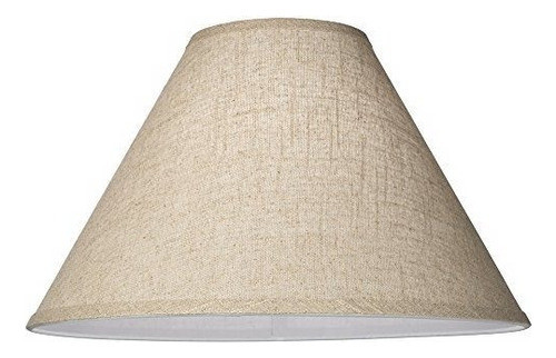 Fine Burlap Empire Shade 6x17x115 Spider 1