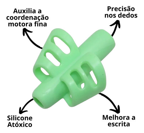 Adaptador De Escrita Facil Ergonomico Infantil Escrever Dedo 1