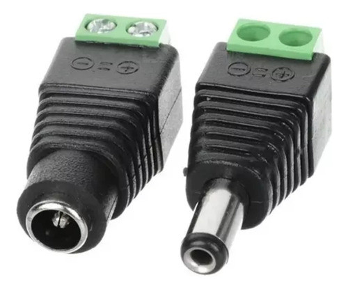 Pack Por 10 Conectores National 12v Macho-hembra Camara Cctv 0