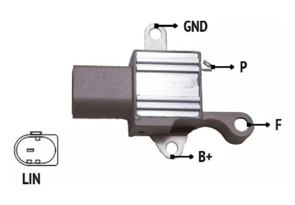 Regulador De Voltaje Compatible Con Denso Toyota Hilux 2016- 1 Regulador De Voltaje Compatible Con Denso Toyota Hilux 2016- 1