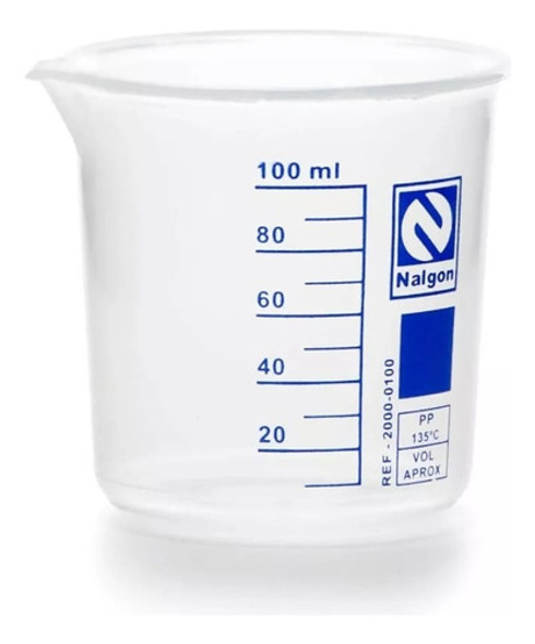 Becker Béquer Plástico Autoclavável Pp 100ml Ref. Nalgon 1