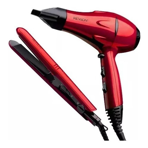 Kit Planchita + Secador Revlon Rvdr5230 Profesional 0