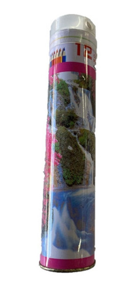 Lapices Pinturitas Tubo De Metal X12 Colores Con Sacapunta 0