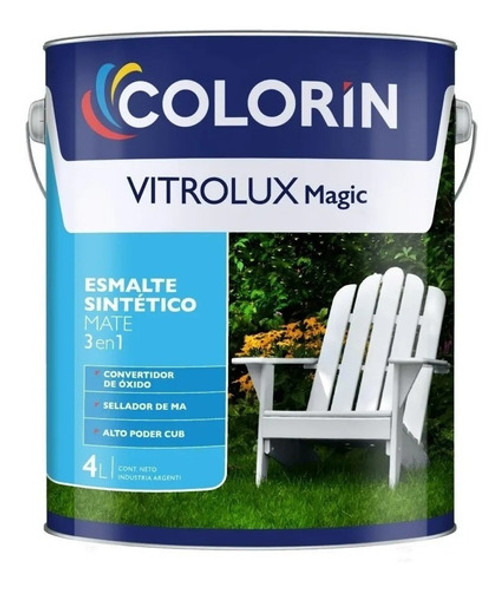 Vitrolux Esmalte Sintetico X1l Negro Mate Pintu Don Luis Mdp 0