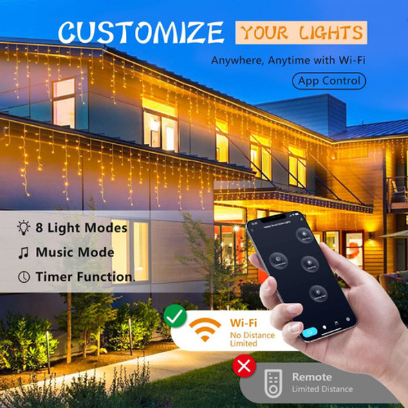 Voolex Luces De Navidad De Carmbanos Impermeables Para Exter 1
