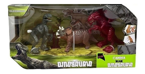 Set Dinosaurios 3 Dinos Chicos Casa Valente 1