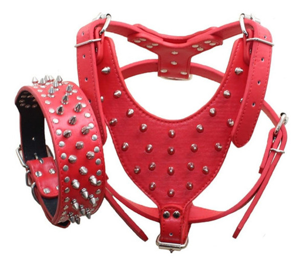 ~? Haoyueer Cuero Con Púas Tachonado Medianos Y Grandes Coll 0 ~? Haoyueer Cuero Con Púas Tachonado Medianos Y Grandes Coll 0