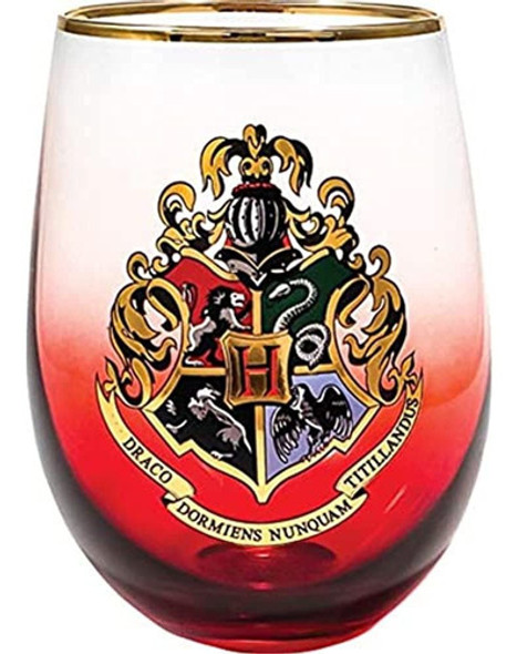 Spoontiques Hogwarts Crest Stemless Glass 0 Spoontiques Hogwarts Crest Stemless Glass 0