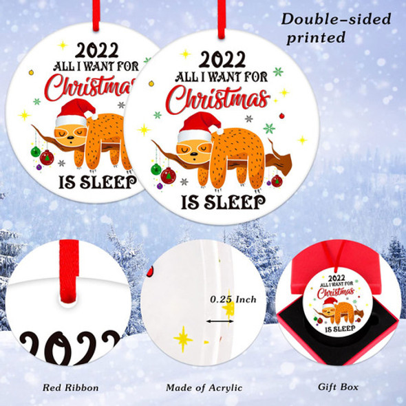 Petcee Adornos De Navidad 2022, Divertidos Adornos De Perezo 1