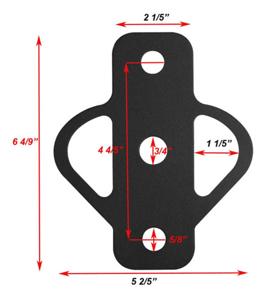 Vanroug Adaptador De Enganche De Remolque De 3 Vias, Enganch 1