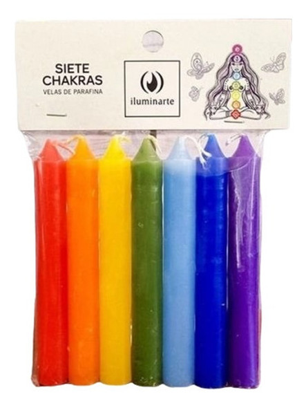 Velas 7 Chakras Pack X7u 0