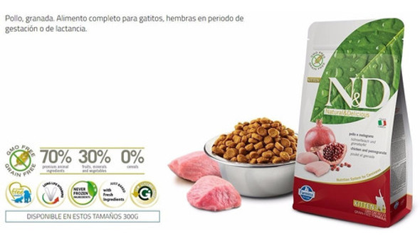 Alimento Farmina Grain Free N & D Gatitos 1.5k + Ratoncito! 1 Alimento Farmina Grain Free N & D Gatitos 1.5k + Ratoncito! 1