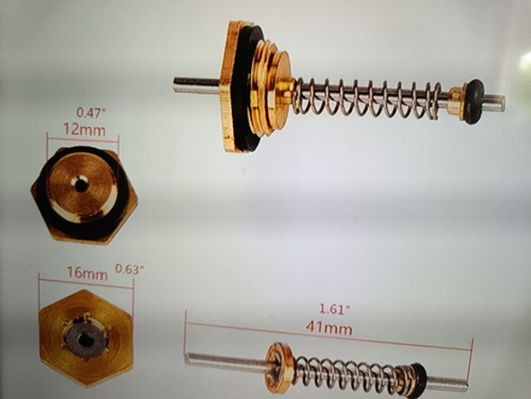 Kit De Válvula Vastago  12mm, Repuesto Para Calentador  Gas 0