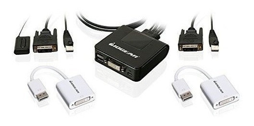 Kit Iogear 2port Dvi Y Displayport Cable Kvm Gcs922dpkit 0
