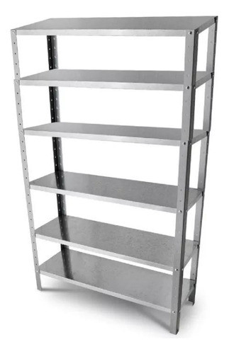 Prateleira Em Aço Galvanizado 6 Bandejas. 0