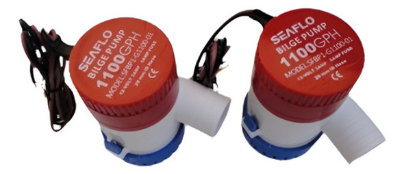2pcs 1100gph 12v 2.5a Sumergible Marine Boat Bomba De Sentin 0