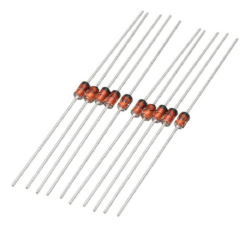 Diodo Zener 16v 1/2w Bzx55c16 16 Volts Do-35 Pack X10 0