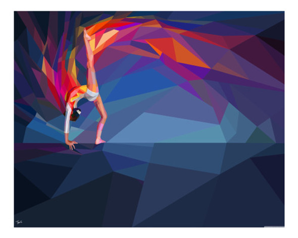 Gimnasia Olimpica Multicolor - Lámina 45x30 Cm. 1