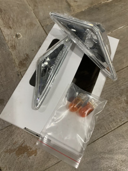 Faro Giro X 2 Cromado Lateral Focus 98 Cristal Liso 1