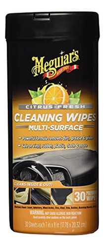 Meguiar's G190600 - Toallitas De Limpieza Para Citricos, 30 0
