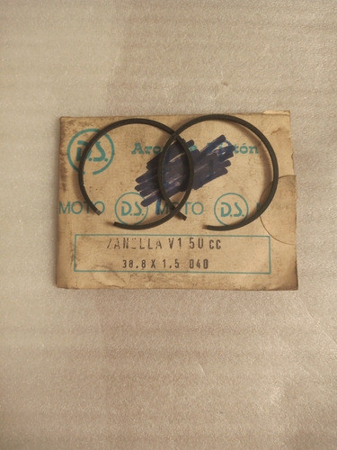 Juego De Aros Moto Ds Zanella V1 50cc 38,8 040 1