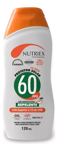 Protector Solar Spf 60 Con Repelente 120ml 2en 1 Ideal Niños 0