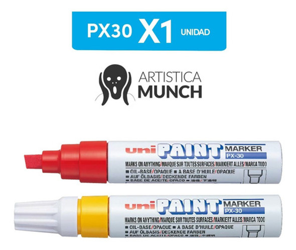 Marcador Uni Paint Px 30 - 1 Unidad 1